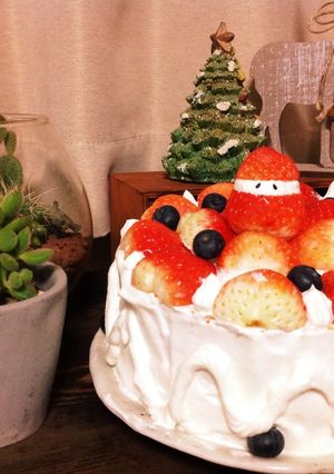 男子飯 簡単クリスマスケーキ-レシピのメイン写真