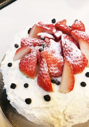生クリームデコレーション-レシピのメイン写真