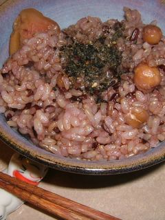 玄米のおいしい食べ方♪黒米&ひよこ豆-レシピのメイン写真