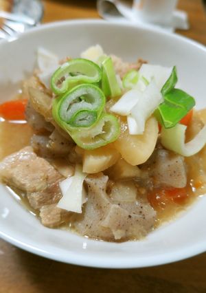 豚バラ肉の味噌煮込み-レシピのメイン写真