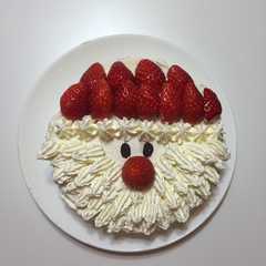 10分でサンタケーキ！-レシピのメイン写真
