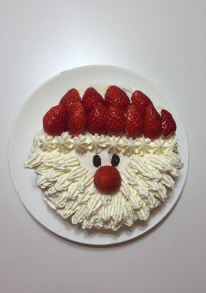 10分でサンタケーキ！-レシピのメイン写真
