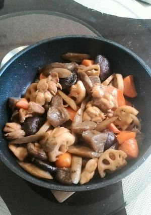 料理教室の筑前煮-レシピのメイン写真