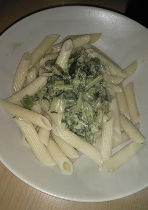 かぶの葉クリームソースのパスタ-レシピのメイン写真