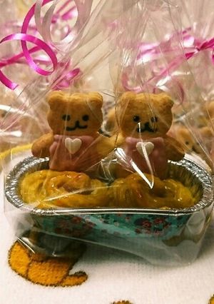 クマクッキーinスイートポテト-レシピのメイン写真