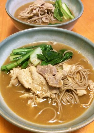 簡単！小鍋ひとつでカレー豚南蛮そば-レシピのメイン写真
