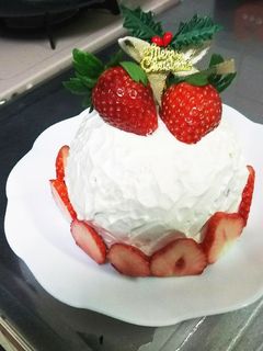 簡単成形!お手軽ドームケーキ♪-レシピのメイン写真