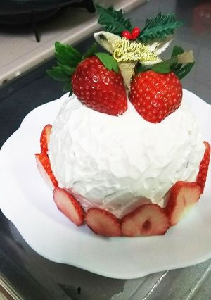 簡単成形！お手軽ドームケーキ♪-レシピのメイン写真