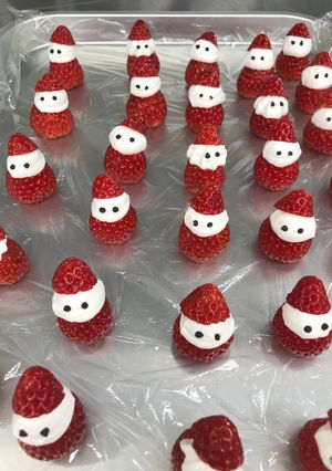 いちごサンタ※ちょっとひと手間で失敗なし-レシピのメイン写真