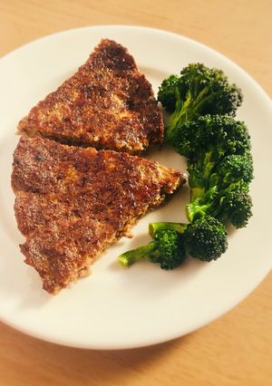 糖質制限◆超簡単！ハンバーグステーキ-レシピのメイン写真