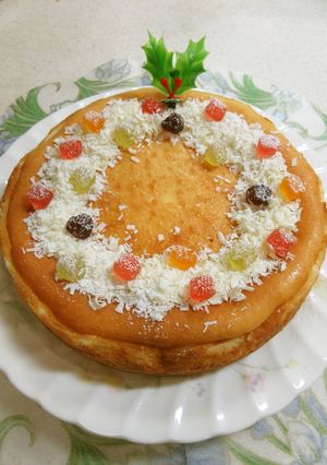 ホワイトリース仕立てのチーズケーキ-レシピのメイン写真