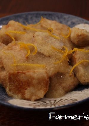 【農家のレシピ】揚げ里芋と鶏肉のみぞれ煮-レシピのメイン写真