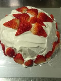 クリスマスホワイトドームケーキ-レシピのメイン写真