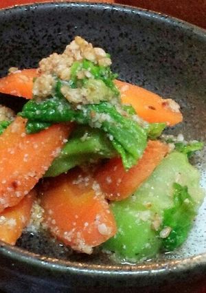 菜花のゴマあえ（血管ダイエット1193）-レシピのメイン写真