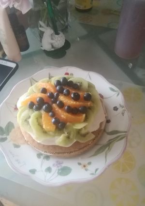 パンケーキミックスで作るプリンケーキ-レシピのメイン写真