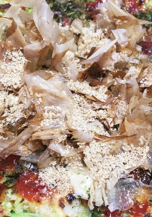 お好み焼き風キャベツお焼き-レシピのメイン写真