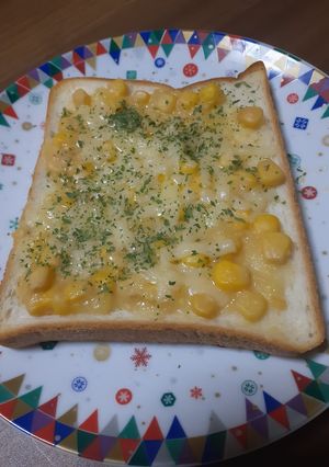 とろ～っと♪こーんくりーむトースト-レシピのメイン写真