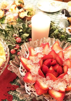 簡単 苺のクリスマスケーキ-レシピのメイン写真