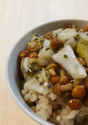 ご飯がススム漬物なめこ-レシピのメイン写真