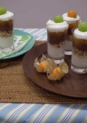 甘酒ゼリーのタワーパフェ-レシピのメイン写真