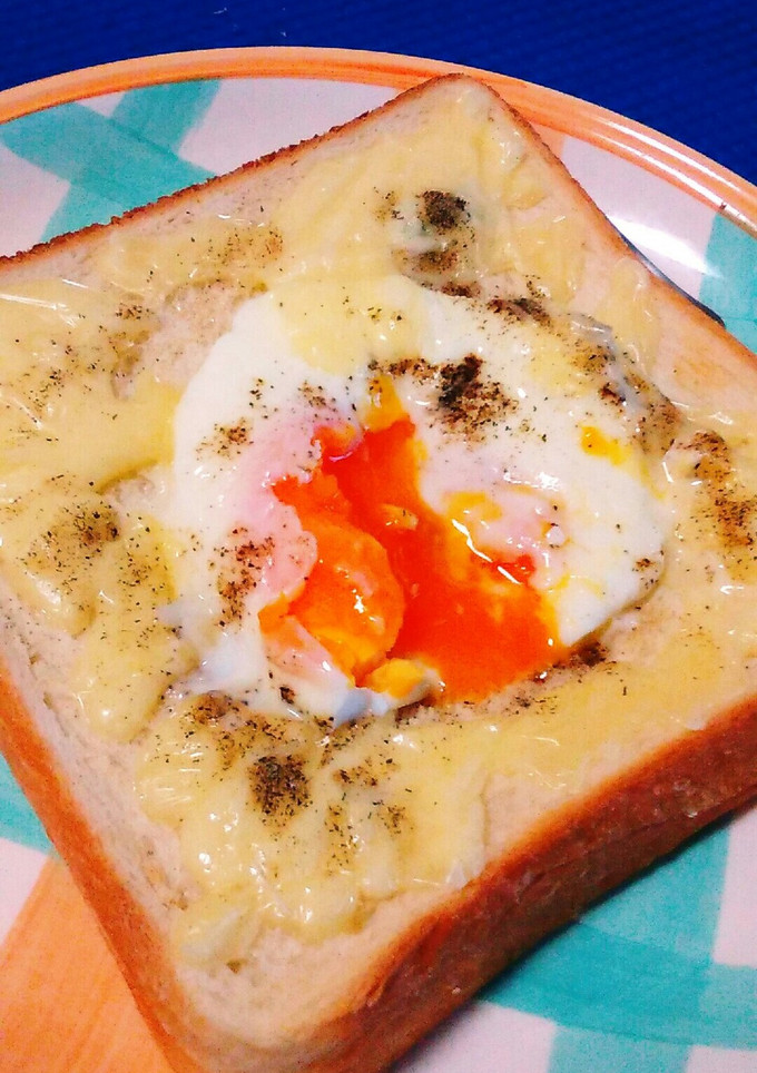 簡単！半熟卵のトースト❤-レシピのメイン写真