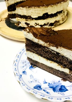 wチーズのティラミスケーキ♡-レシピのメイン写真