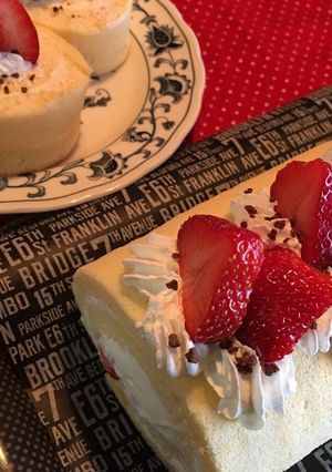 いちごのロールケーキ-レシピのメイン写真