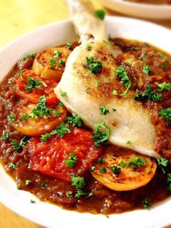 骨付き鶏もも肉のトマトカレー-レシピのメイン写真