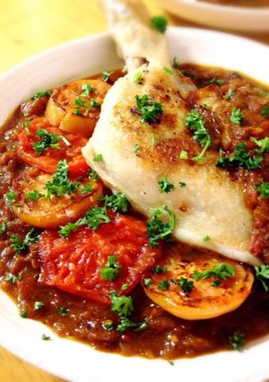 骨付き鶏もも肉のトマトカレー-レシピのメイン写真