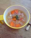 人参が美味しい♡簡単野菜スープ