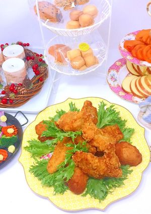チキンと温野菜　クリスマスの簡単ご馳走-レシピのメイン写真