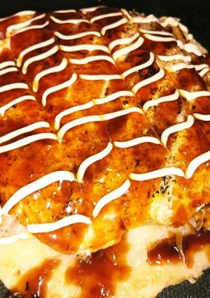 ホットプレートお好み焼き・うどんモダン焼-レシピのメイン写真