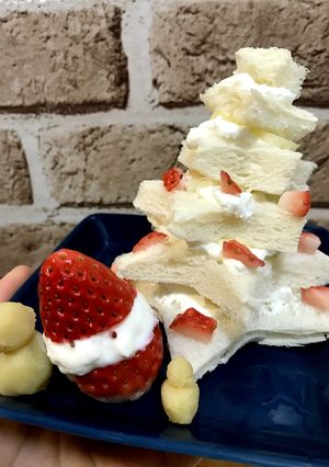 星型で★ホワイトツリーケーキ★-レシピのメイン写真