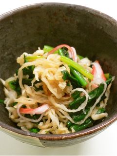 切り干し大根とほうれん草のサラダ 中華風-レシピのメイン写真