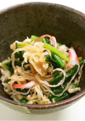 切り干し大根とほうれん草のサラダ 中華風-レシピのメイン写真