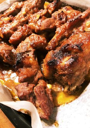 簡単。バーベキュー味のスペアリブ-レシピのメイン写真