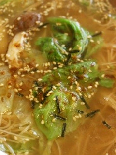 かつおふりかけ焼きにゅうめん-レシピのメイン写真