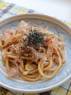 ネギとじゃこの焼きうどん-レシピのメイン写真
