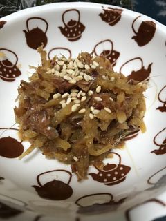 生姜の佃煮(無水鍋QC使用)-レシピのメイン写真