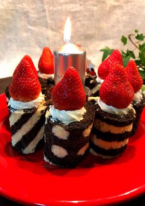 クリスマス☆デコロールケーキ☆-レシピのメイン写真