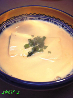 5分でスープ♪豆乳&豆腐の鶏ガラ仕立て-レシピのメイン写真