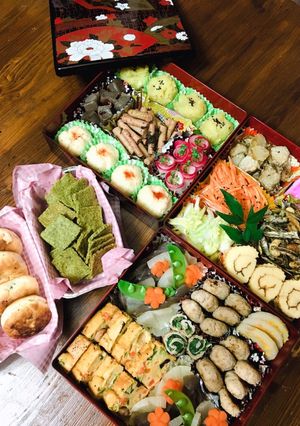 2018年おせち〜野菜たっぷり！ヘルシー-レシピのメイン写真