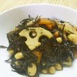 ひじきとれんこんの煮物