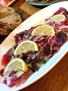 まぐろほほ肉カルパッチョ-レシピのメイン写真