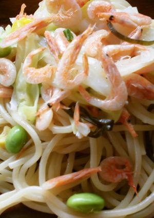 桜えびの和風パスタ(^^♪-レシピのメイン写真
