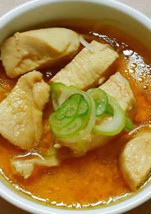 簡単 朝食♬胡麻油香る❀鶏むね肉の甘辛煮-レシピのメイン写真