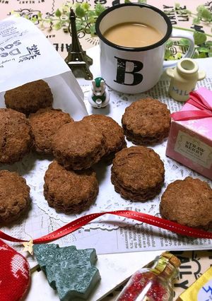 ココアのふんわりスコーン♡-レシピのメイン写真