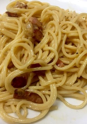 にんにくの効いたカルボナーラ-レシピのメイン写真