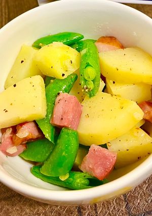 新じゃがとスナップエンドウのバター炒め-レシピのメイン写真