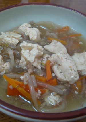 お豆腐ともやしのとろみあん-レシピのメイン写真